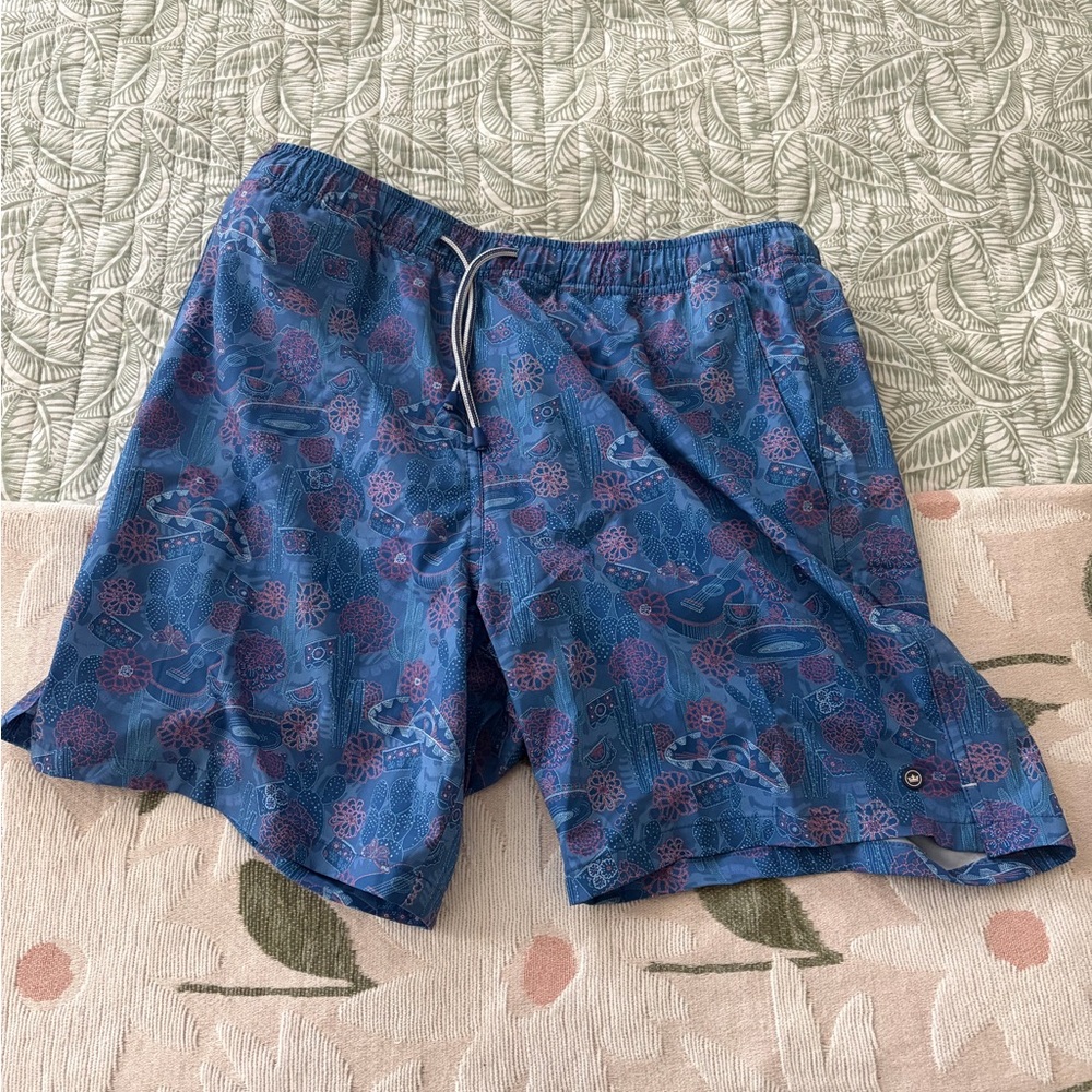 Peter Millar Blue Swim Shorts